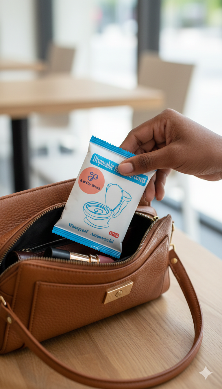 Disposable toilet seat covers ( 10 Pieces )