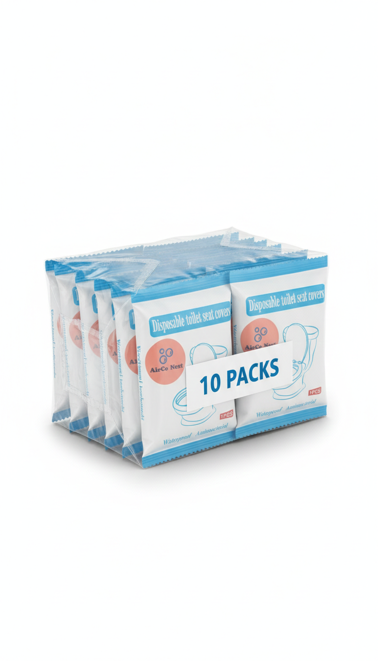 Disposable toilet seat covers ( 10 Pieces )
